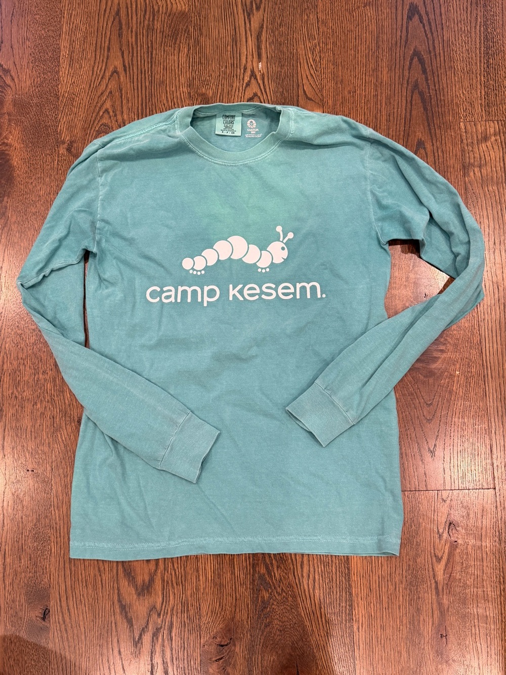 Camp Kesem Seafoam Green Crewneck Long Sleeve Tee